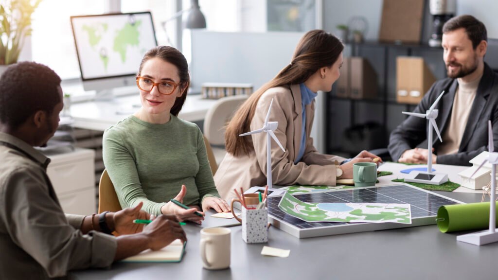 Participants à un team building éco-responsable dan le cadre d'une politique RSE