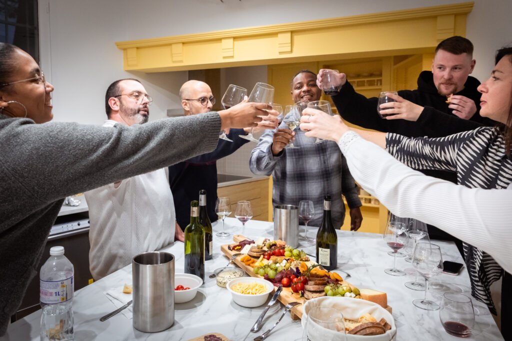 participants à l'atelier culinaire plaisir en entreprise