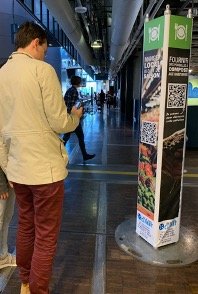 Marché des solutions Climat - Solutions, QR Codes, totem